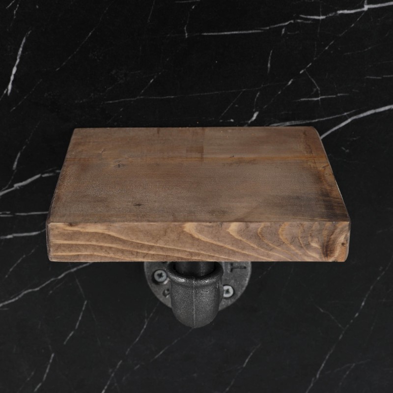 Pipe Shelf Boruraf056 Walnut
Black