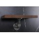 Pipe Shelf Boruraf056 Walnut
Black
