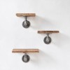Pipe Shelf Boruraf056 Walnut
Black