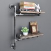 Pipe Shelf Boruraf076 Walnut
Black