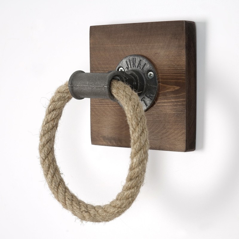 Hanah Home Pipe Hook Boruraf099 Walnut
Black