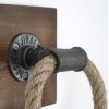 Hanah Home Pipe Hook Boruraf099 Walnut
Black