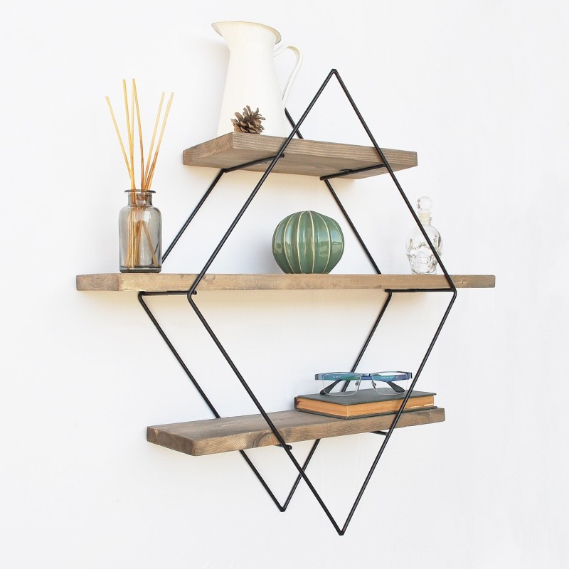 Wall Shelf Wr007 Walnut
Black