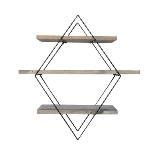 Wall Shelf Wr007 Walnut
Black