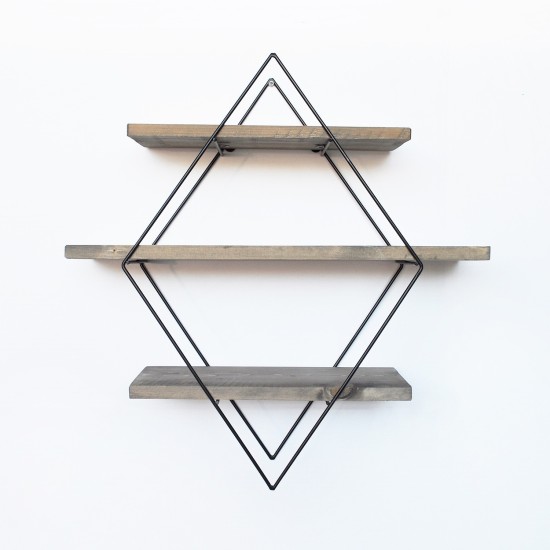 Wall Shelf Wr007 Walnut
Black