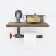 Pipe Hook Boruraf175 Walnut
Black