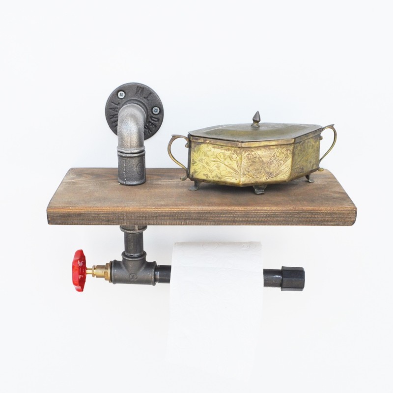 Pipe Hook Boruraf175 Walnut
Black