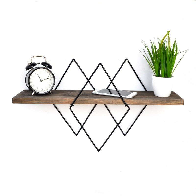 Wall Shelf Wr033 Walnut
Black