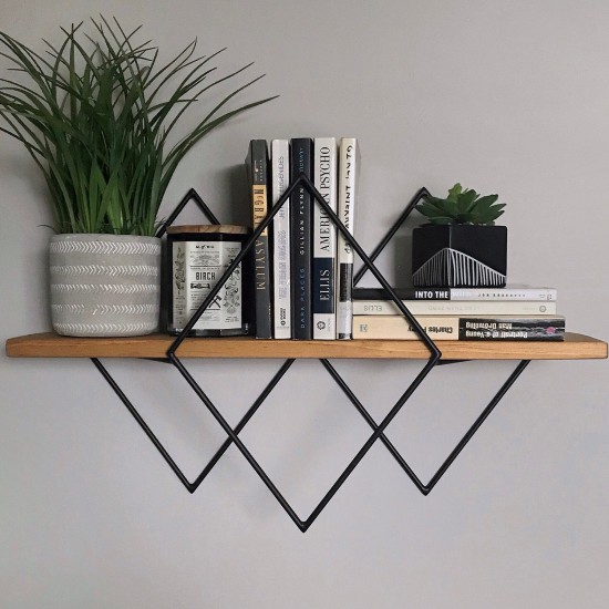 Wall Shelf Wr033 Walnut
Black