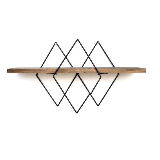 Wall Shelf Wr033 Walnut
Black