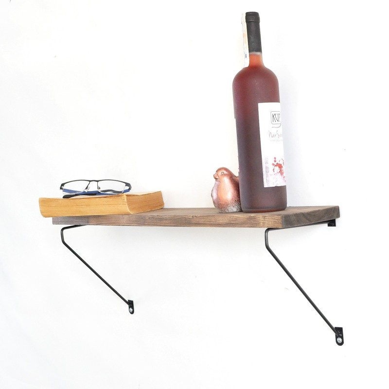 Wall Shelf Wr038 Walnut
Black