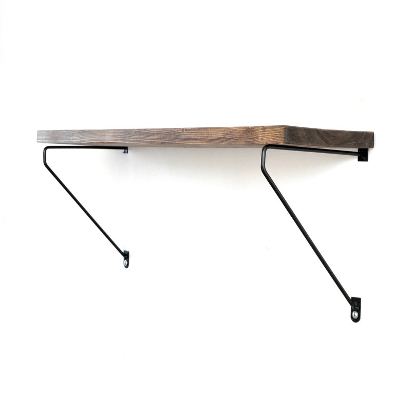 Wall Shelf Wr038 Walnut
Black