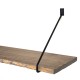 Wall Shelf Wr038 Walnut
Black