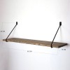 Wall Shelf Wr038 Walnut
Black