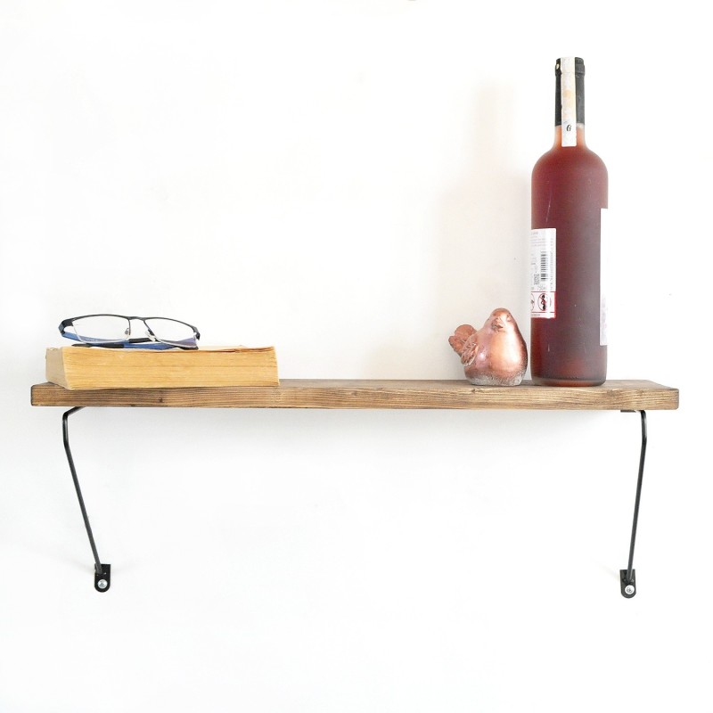 Wall Shelf Wr038 Walnut
Black