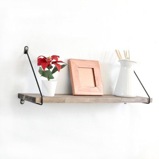 Wall Shelf Wr038 Walnut
Black