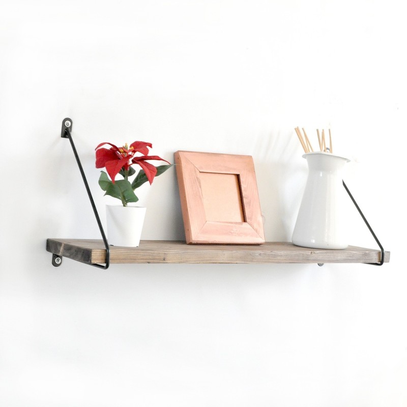 Wall Shelf Wr038 Walnut
Black