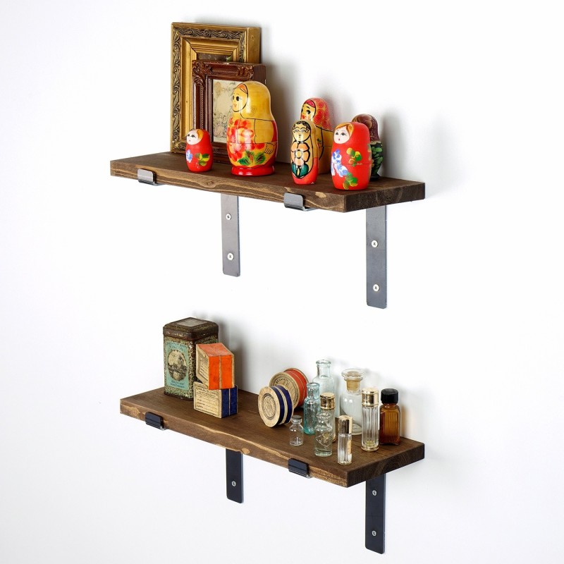 Decorative Wooden Wall Shelf Lam003 Black
Walnut