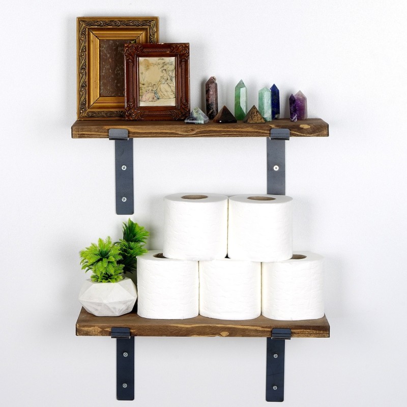 Decorative Wooden Wall Shelf Lam005 Black
Walnut