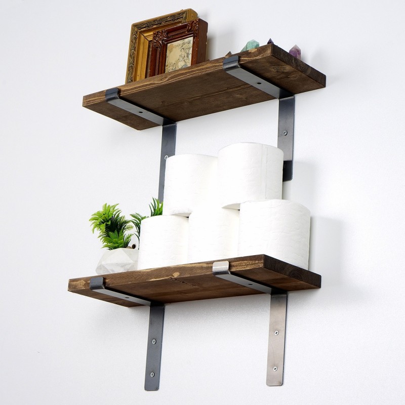 Decorative Wooden Wall Shelf Lam005 Black
Walnut