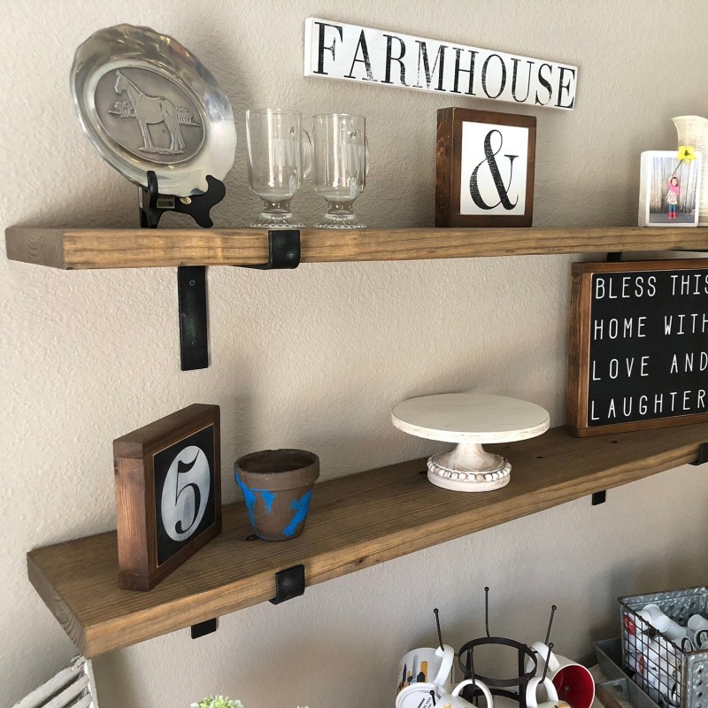 Wall Shelf Lam006 Black
Walnut