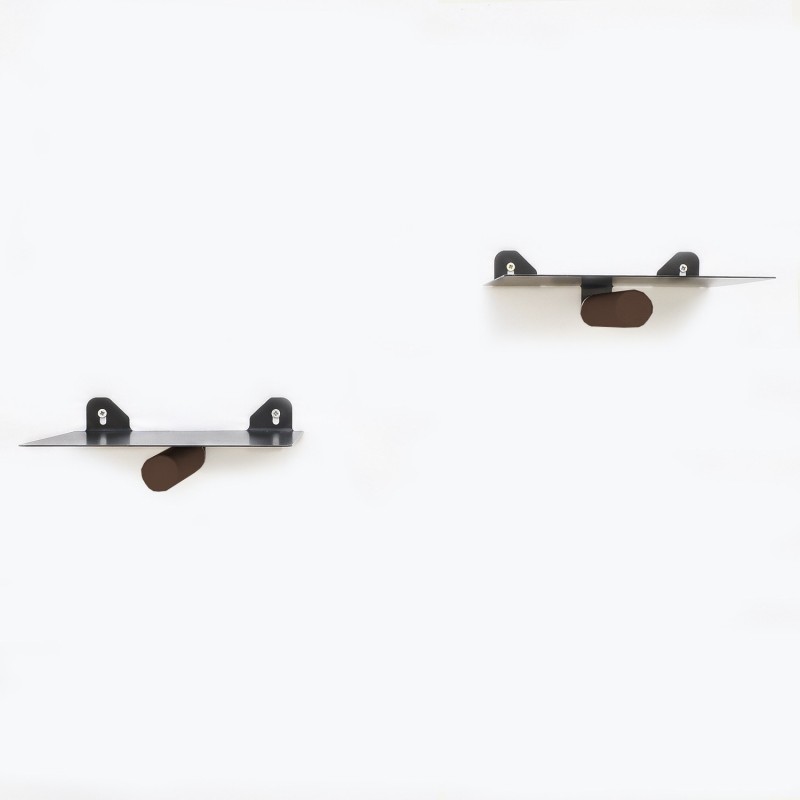 Hanah Home Pipe Shelf Wr042 Brown
Black