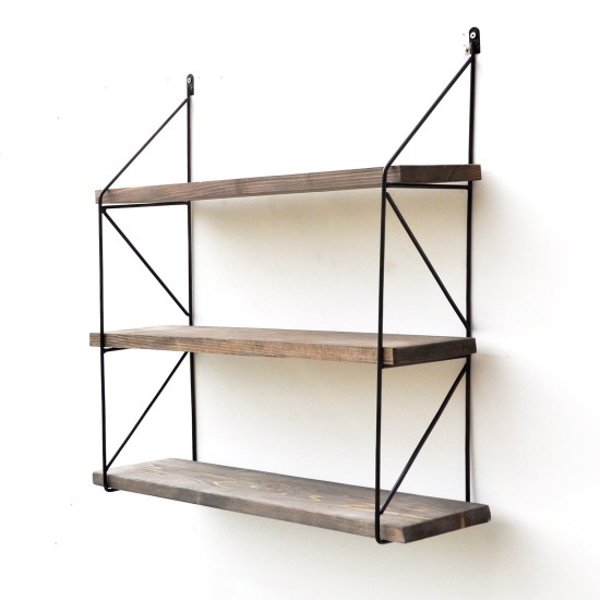 Wall Shelf Wr040 Walnut
Black