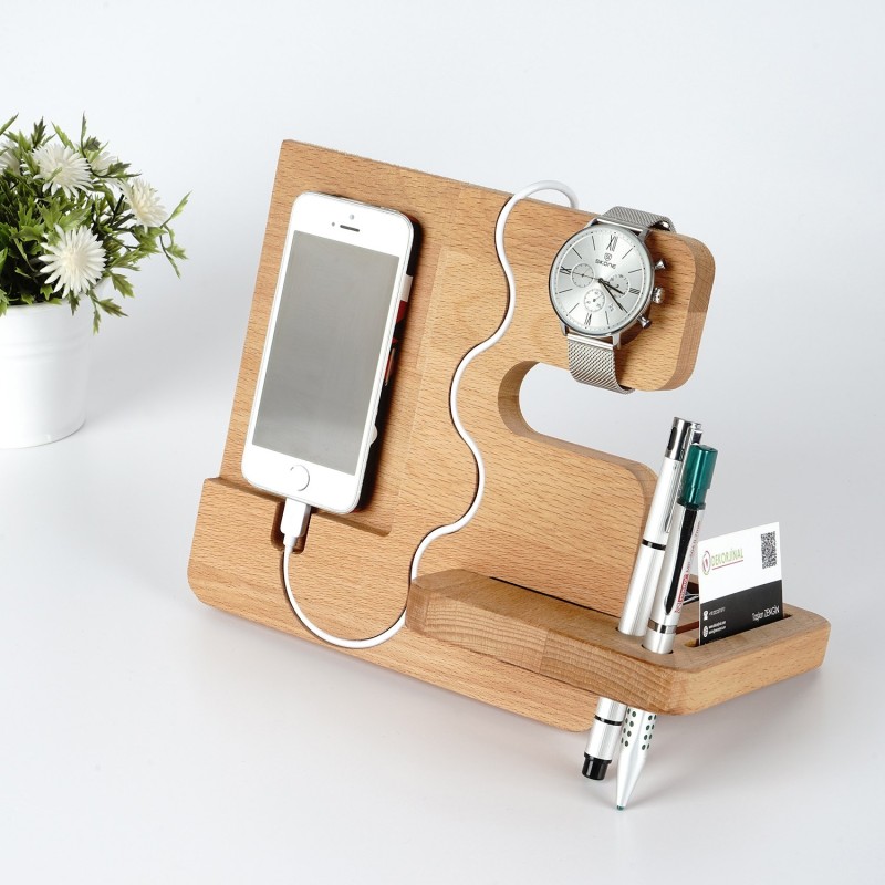 Desk Organizer Pho001 Wooden