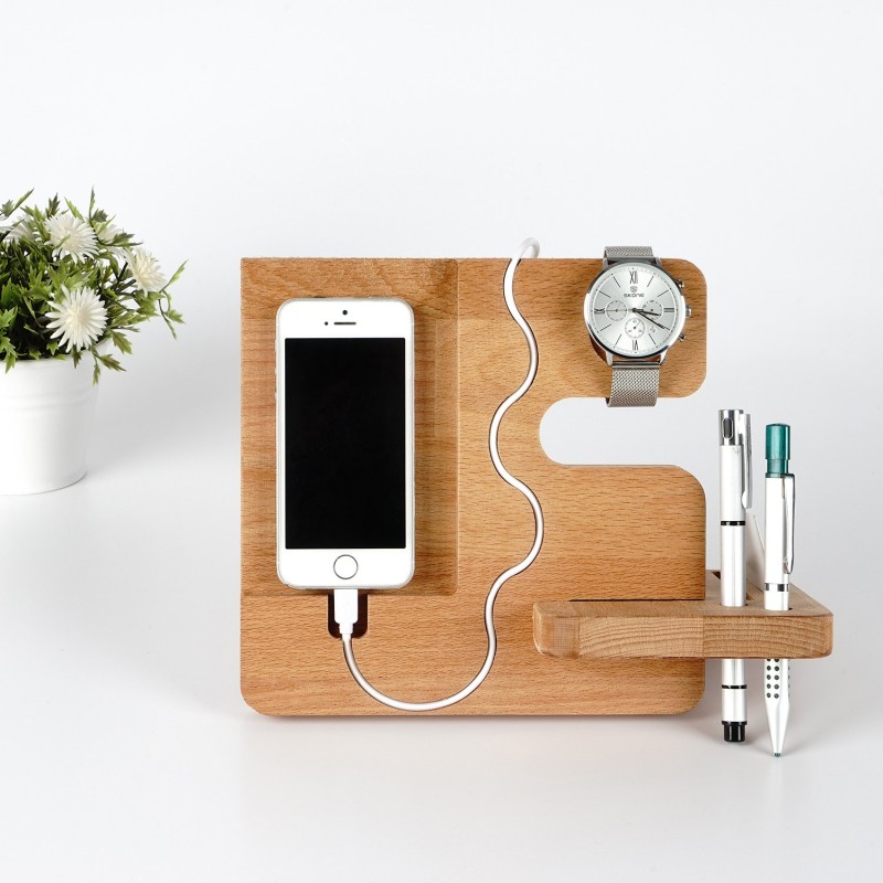 Desk Organizer Pho001 Wooden