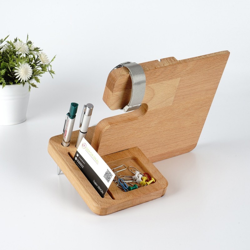 Desk Organizer Pho001 Wooden