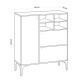 Μπουφές Ewa - 125x100x35 Φυσικό Δρυς