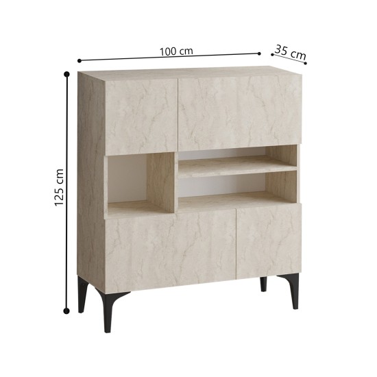 Console Krista - Travertine Travertine Console Krista - Travertine Travertine