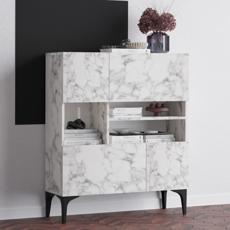 Console Krista - Carrara Marble Carrara Marble