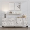 Console Stella - Carrara Marble Carrara Marble