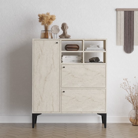 Console Ewa - Travertine Travertine Console Ewa - Travertine Travertine