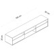TV Stand Radience - Sapphire Oak Sapphire Oak TV Stand Radience - Sapphire Oak Sapphire Oak