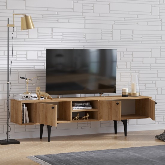 TV Stand Riena - Sapphire Oak Sapphire Oak TV Stand Riena - Sapphire Oak Sapphire Oak