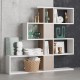Bookshelf Karlin - White, Walnut White
Walnut