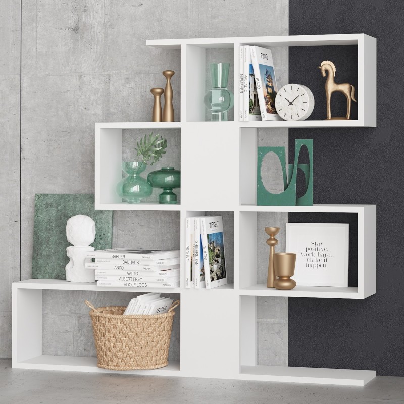 Bookshelf Karlin - White White