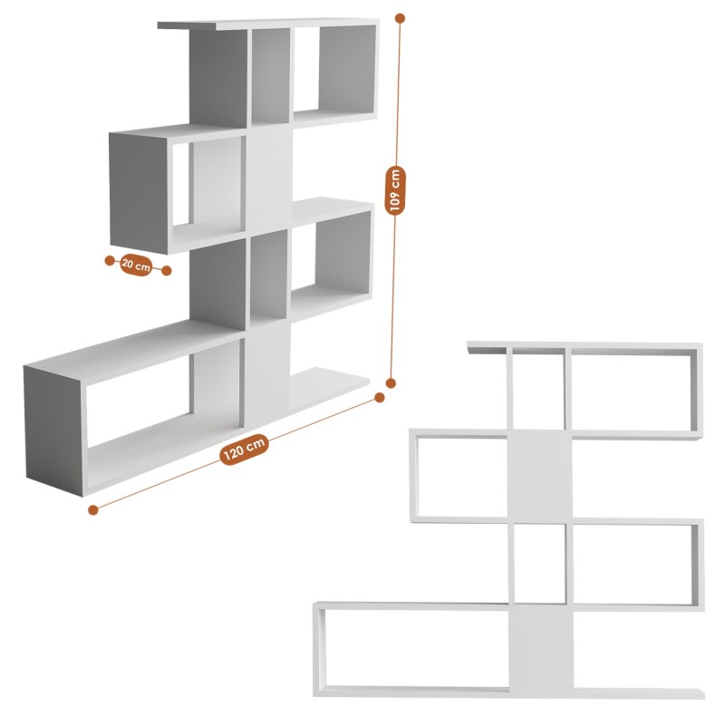 Bookshelf Karlin - White White