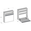 Study Desk Optimum - White White