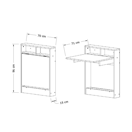 Folding Table Bracked - Travertine Travertine Folding Table Bracked - Travertine Travertine