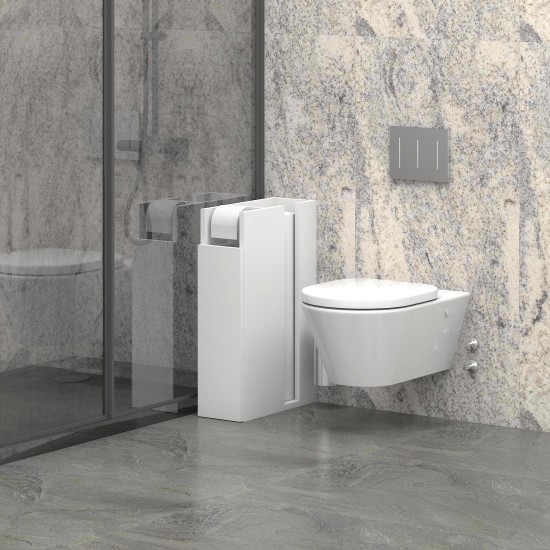 Bathroom Cabinet Paper - White White
