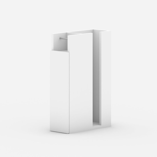 Bathroom Cabinet Paper - White White