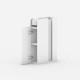 Bathroom Cabinet Paper - White White