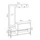 Shoe Cabinet Nonso - Travertine Travertine