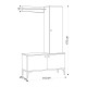 Hall Stand Lex Oak
Black Hall Stand Lex Oak
Black