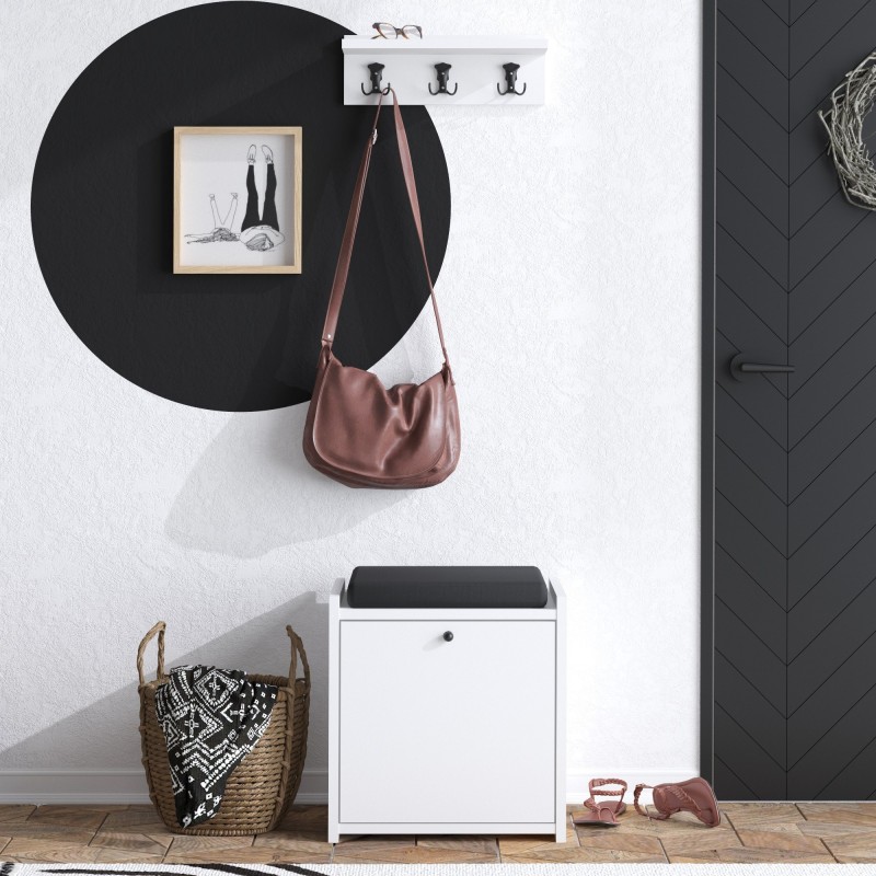 Hall Stand Tinky White