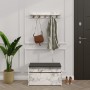 Hall Stand Boby - Carrara Marble Carrara Marble