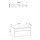 Hall Stand Boby - Carrara Marble Carrara Marble